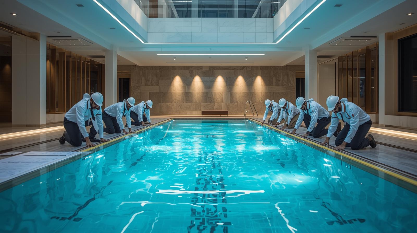 إنشاء وصيانة المسابح