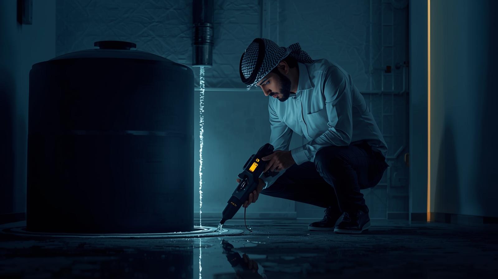 كشف تسربات الخزانات