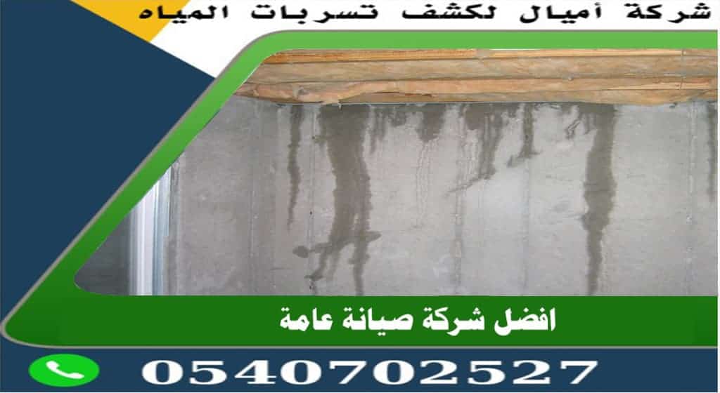 كشف تسربات المياه تحت الأرض