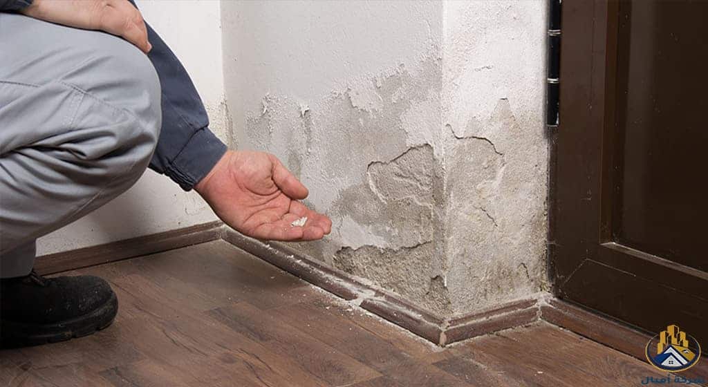 التخلص من الرطوبه داخل الجدران